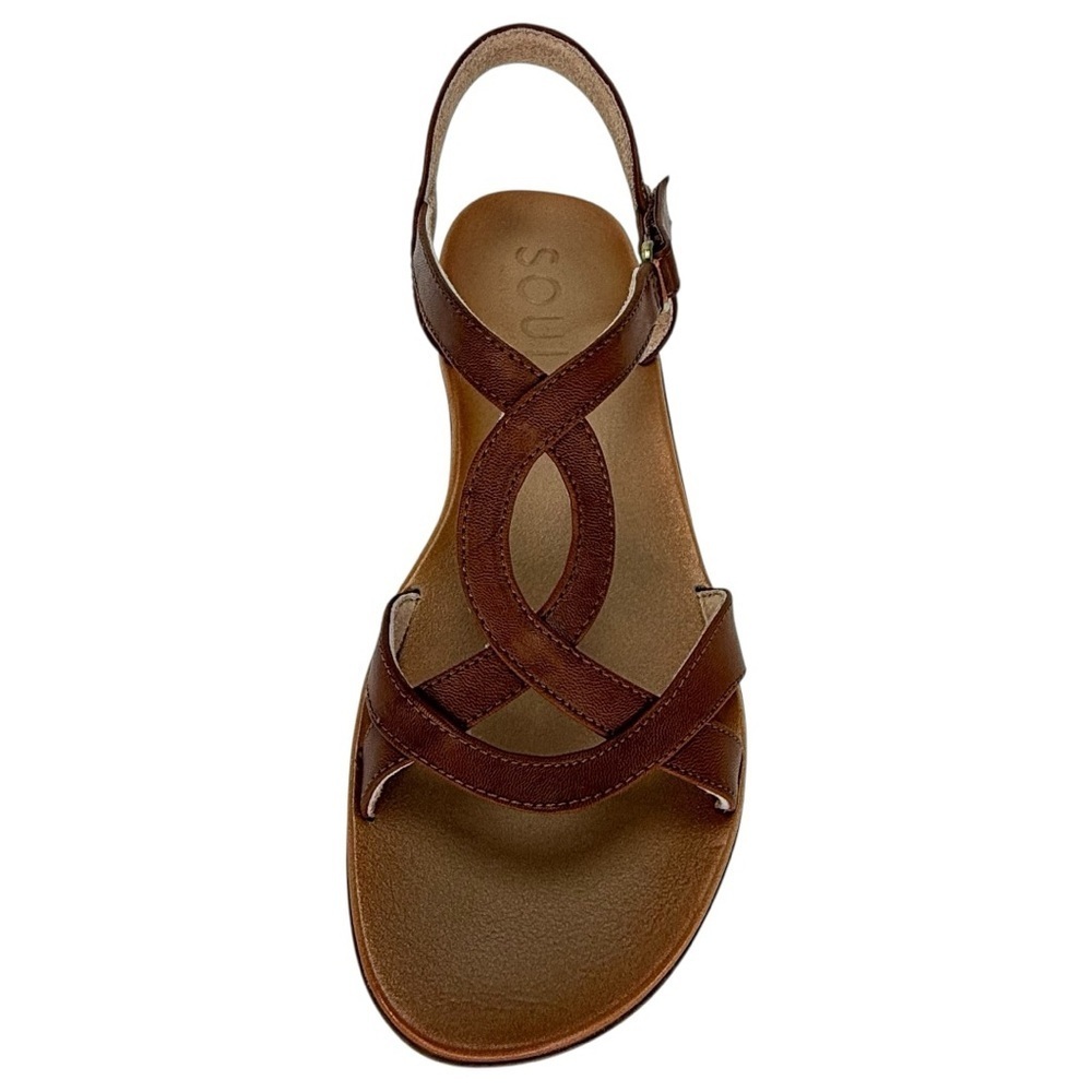 Soul Naturalizer Solo Tan Faux Leather Womens Sandals Size 11M - Picture 8 of 12